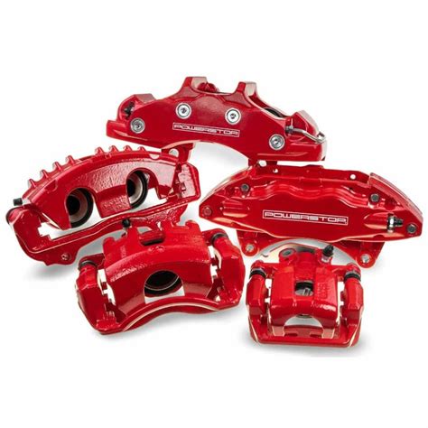 Pair Front Brake Calipers 310mm Big Brake Kit Audi A1 S1 VW Polo 6R 6C GTI Red ...