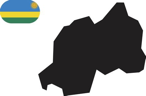 map and flag of Rwanda 11175594 Vector Art at Vecteezy