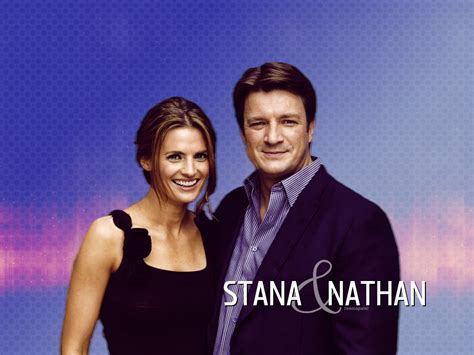 Stana & Nathan - Nathan Fillion & Stana Katic Wallpaper (26189657 ...