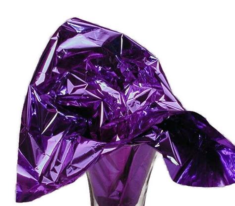 Purple Mylar | Metallic Purple Mylar Tissue Paper 10 Sheets | Purple Metallic Cello Sheets ...