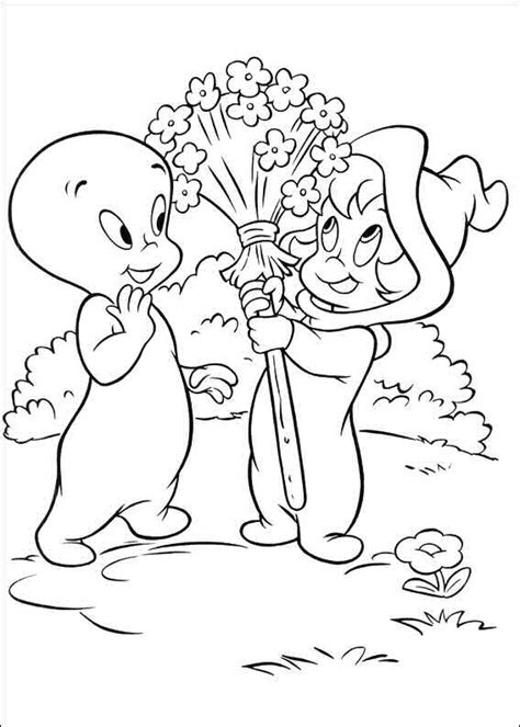 Kids-n-fun.com | Coloring page Casper the friendly ghost Casper Wendy