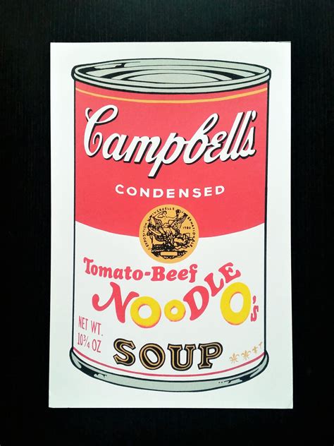 Andy Warhol Lithograph Campbell's Soup - Etsy in 2022 | Andy warhol ...