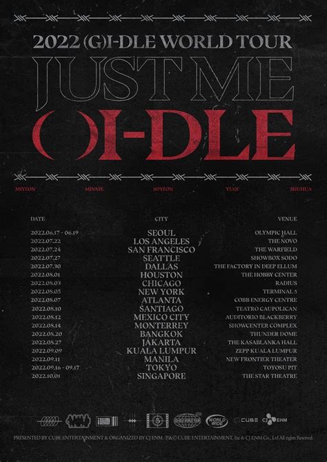 (G)I-DLE announce world tour, confirm concert dates in Manila,