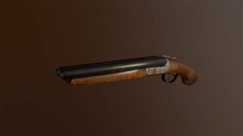 Lupara (Sawed-off shotgun) game model by theGeorgeous on DeviantArt