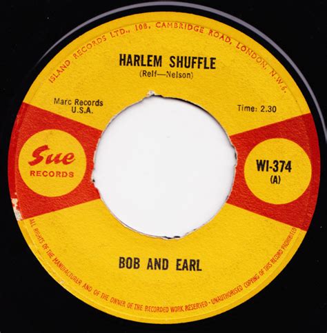 Bob & Earl - Harlem Shuffle (1963, Vinyl) | Discogs