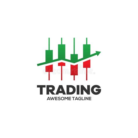 Trading Financial Vector Logo. Candlestick Trading. Trading Stock Symbol Stock Vector ...