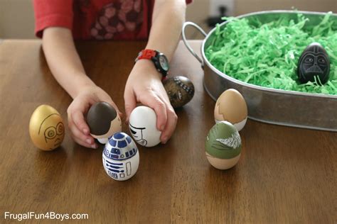 How to Make Star Wars Painted Easter Eggs - Frugal Fun For Boys and Girls