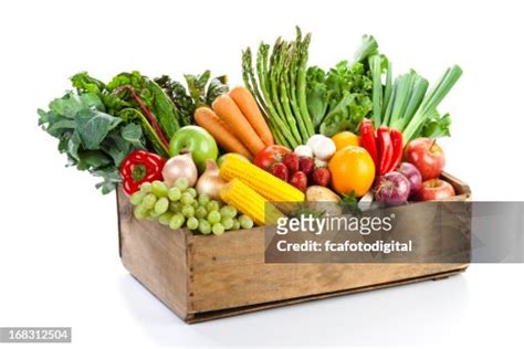 Fruits And Vegetables Basket Stock Photo | Getty Images