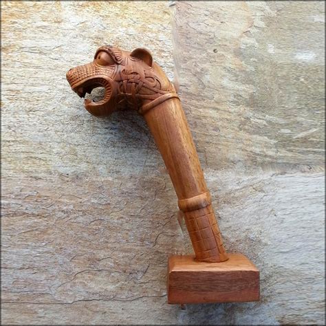 VM-21 Oseberg Ship Post | Celtic, Viking and Lamp Woodcraft Carvings