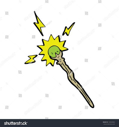 Cartoon Wizard Staff Stock Vector (Royalty Free) 104034062 | Shutterstock