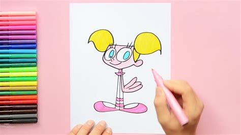 How to draw Dee Dee [Dexter's Laboratory] - YouTube