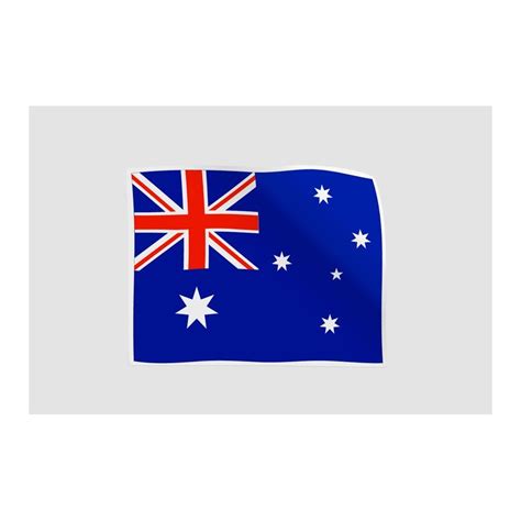 Australia Flag Style 7 Sticker - DecalsHouse