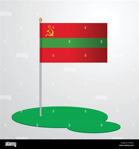 Transnistria Flag Pole Stock Vector Image & Art - Alamy