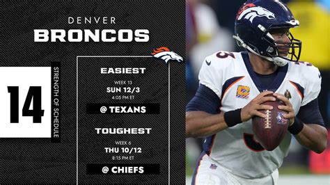 Denver Broncos Schedule 2023: Dates, Times, TV Schedule, and More