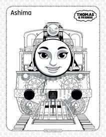 Thomas Ashima Coloring Pages Coloring Pages