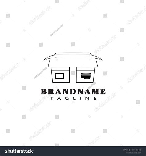 Box Crates Cartoon Logo Icon Design Stock Vector (Royalty Free) 2099876476 | Shutterstock