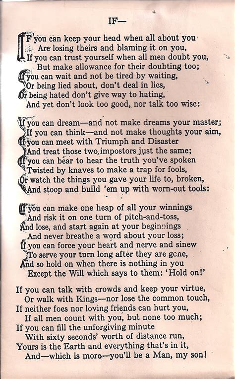 Rudyard Kipling Quotes Poems. QuotesGram