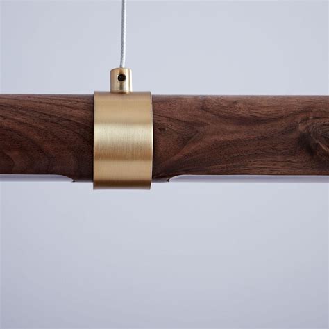 Linear Wood LED Pendant | west elm Australia