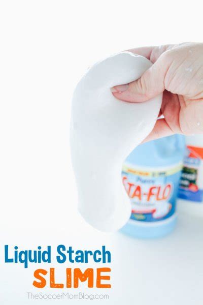 Liquid Starch Slime - The Easiest Slime Recipe! - The Soccer Mom Blog