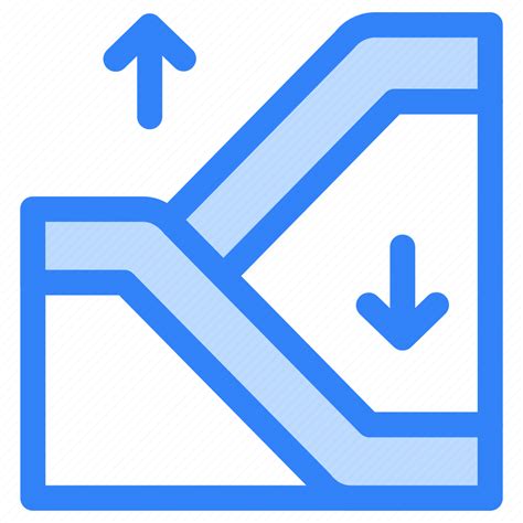 Escalator, market, shop, buy, up, down, stairs icon - Download on Iconfinder