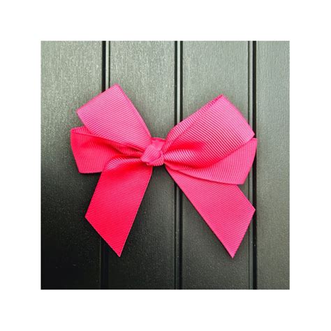 Let's Get Crafty Wholesale - Hair Bow/Ribbon with Clip - Hot Pink