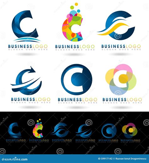 Letra C Logo Designs Ilustración del Vector - Imagen: 59917142