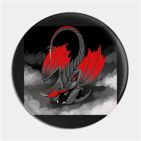 Death Gripper Dragon - Dragon - Pin | TeePublic