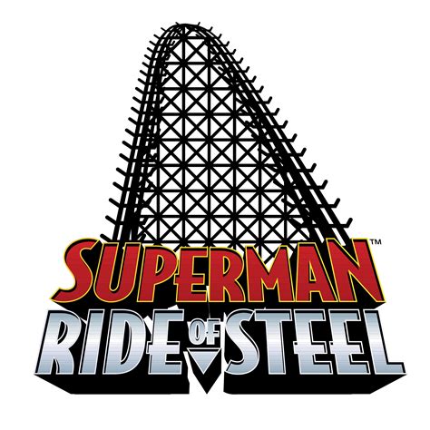 Superman Ride of Steel Logo PNG Transparent & SVG Vector - Freebie Supply