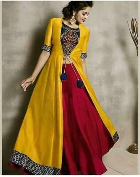 Beautiful Yellow Readymade Designer Lehenga With JacketCrop | Etsy | Party wear indian dresses ...