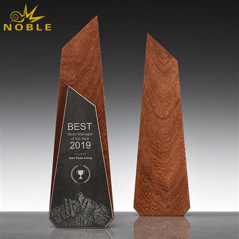 Custom Wooden Trophy - Buy wood trophy, Trophy, corporate awards Product on Noble Awards Co.,ltd