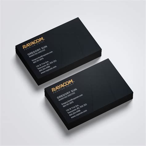 Black Suede Business Cards - Rayacom Print+Signs+Packaging