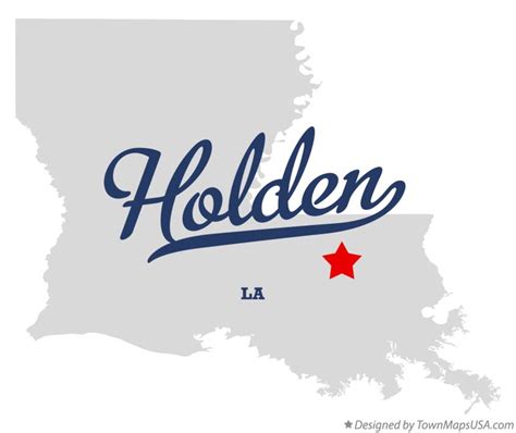 Map of Holden, LA, Louisiana