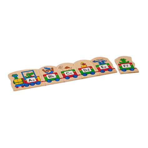 Eduedge Multi colour Alphabet Train Wooden Educational Toy, Size ...