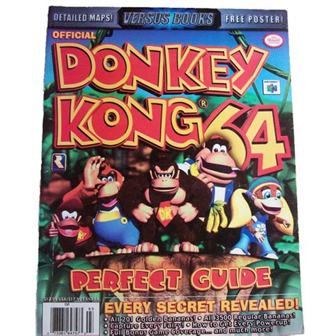 Donkey Kong 64 Official Perfect Guide N64 For Sale