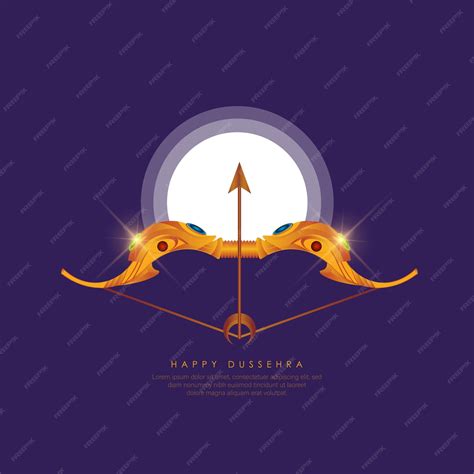 Premium Vector | Abstract illustration of dussehra. vector