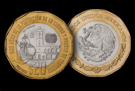 Esta es la moneda de $20 pesos con la que Banxico celebra a Veracruz - Alto Nivel