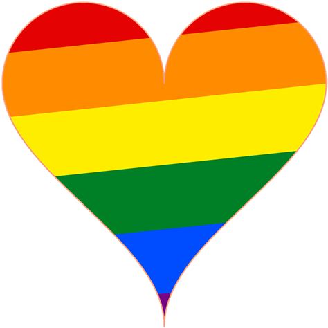 Lgbt Png - Transparent Pride Flag Heart Clipart - Full Size Clipart (#5741632) - PinClipart