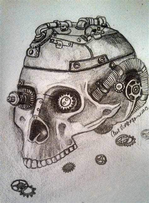 Steampunk Skull by ravencolored on DeviantArt