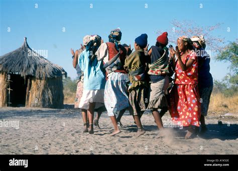 Kalahari desert people dance hi-res stock photography and images - Alamy