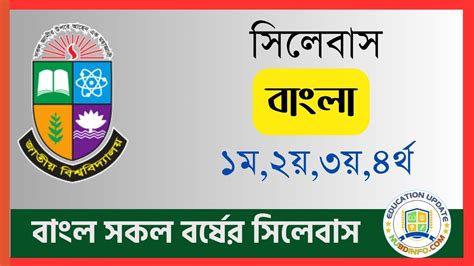 National University Honours Bangla Syllabus (1st, 2nd, 3rd, 4th Year) - NUBDINFO