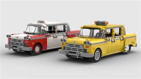 [MOC] LEGO New York Checker Taxi - Bouwsteentjes.info