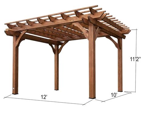 10 X 12 Pergola Plans Pdf File DIY Simple Pergola Plan Modern - Etsy