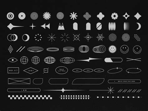 Y2K Vector Shapes by parisa on Dribbble