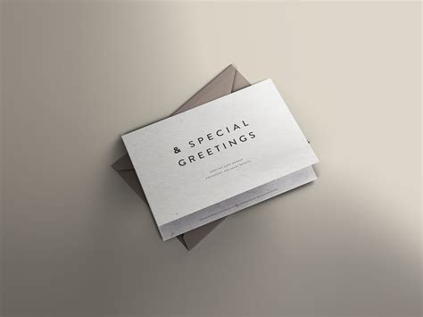 Greeting Card Mockup