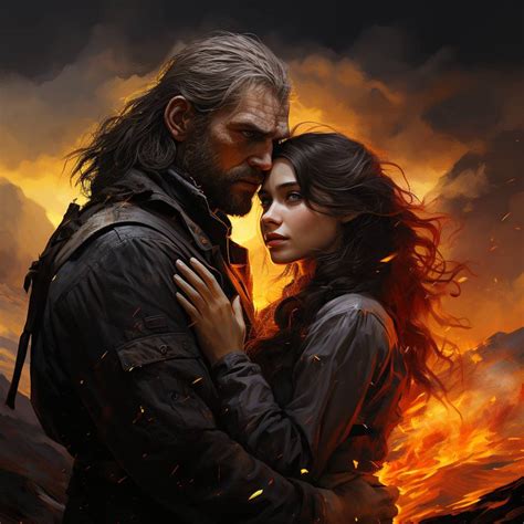 Geralt and Yennefer by ByanEl on DeviantArt