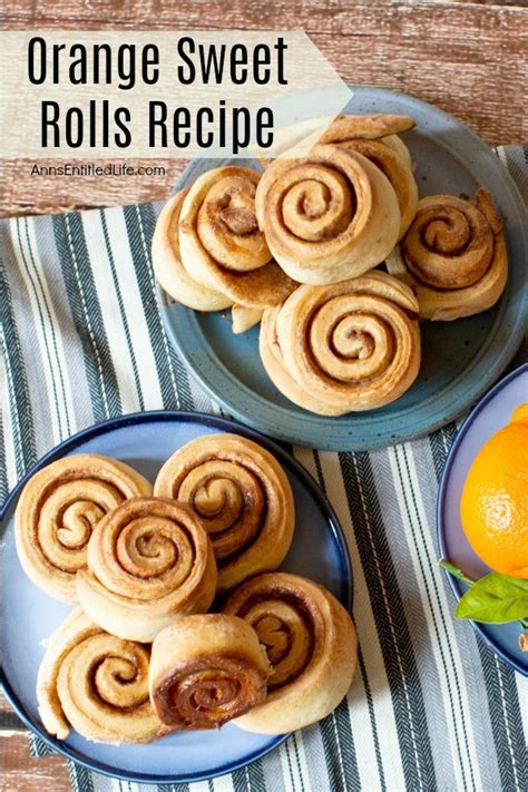 Orange Sweet Rolls Recipe