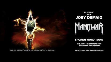 Death Metal Underground » MANOWAR Release Trailer for “An Evening with Joey DeMaio: Spoken Word ...