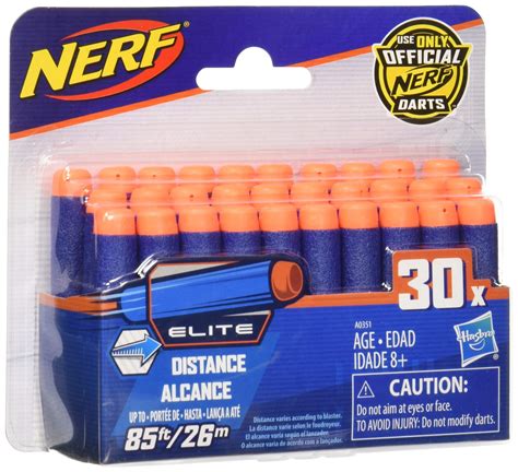 Nerf Darts 12 Pack Refill For Elite Blasters -- Official N-Strike Elite Darts -- For Kids, Teens ...