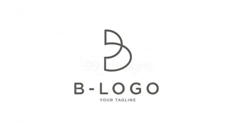 the logo for b - blog is shown in black and white on a white background