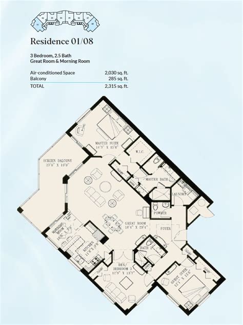 Floor Plans | Senior Living Naples | Arbor Trace